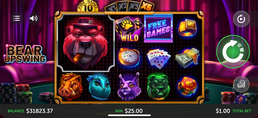 Bear Upswing Slot at Las Atlantis Casino 1